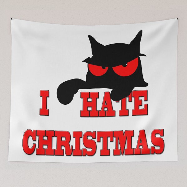 Item preview, Cat says I hate Christmas designed and sold by Astralia.