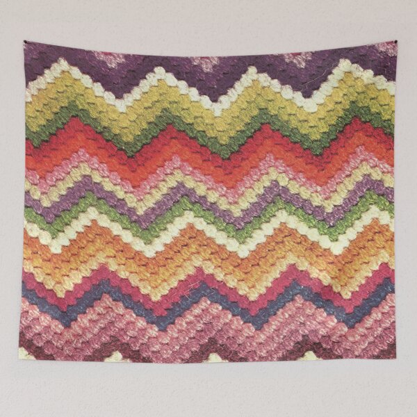 Item preview, Seventies Funky Needlepoint Pattern No.1 - Vintage Retro Pattern designed and sold by elevens.