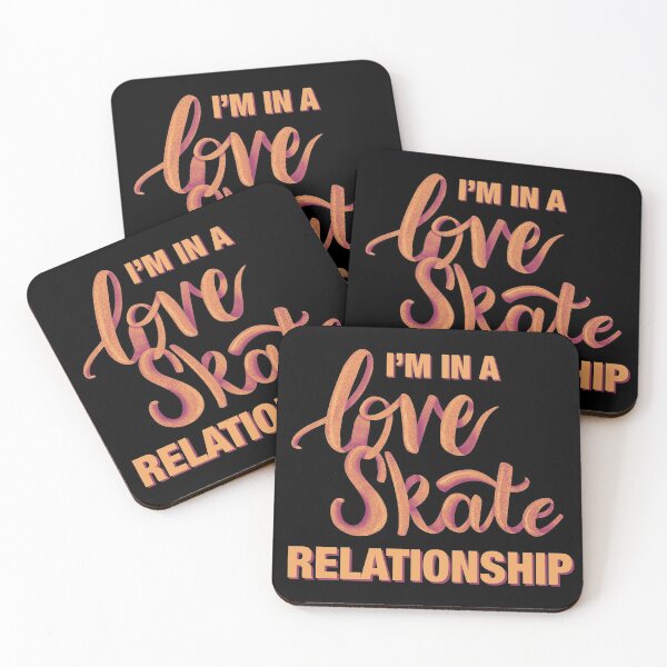 Item preview, A Love Skate Relationship - Orange designed and sold by IcyScribbles.