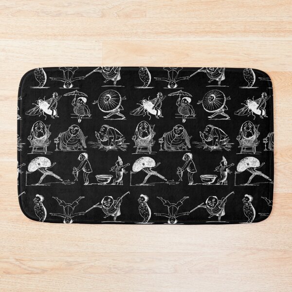 Item preview, Edward Lear Characters (white) designed and sold by Hollie Black.