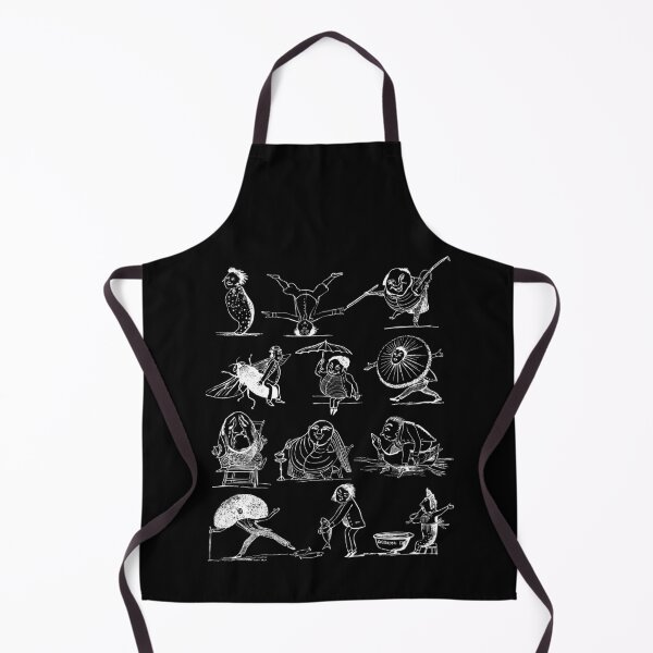 Item preview, Edward Lear Characters (white) designed and sold by Hollie Black.