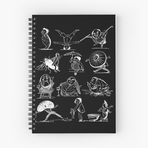 Item preview, Edward Lear Characters (white) designed and sold by Hollie Black.