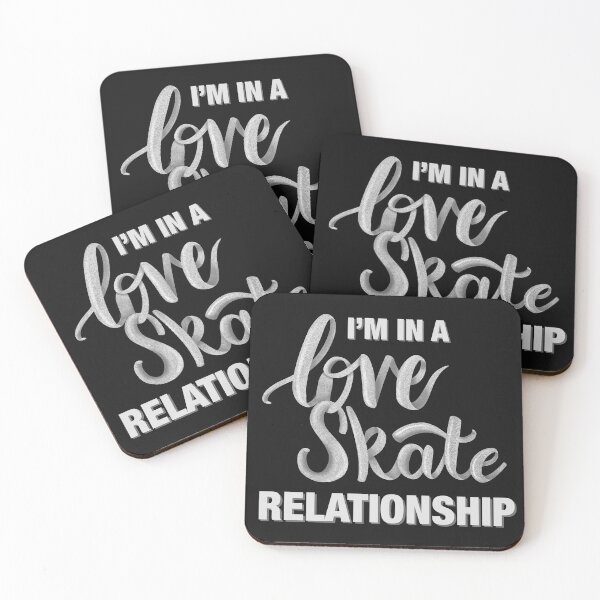 Item preview, A Love Skate Relationship - Silver designed and sold by IcyScribbles.
