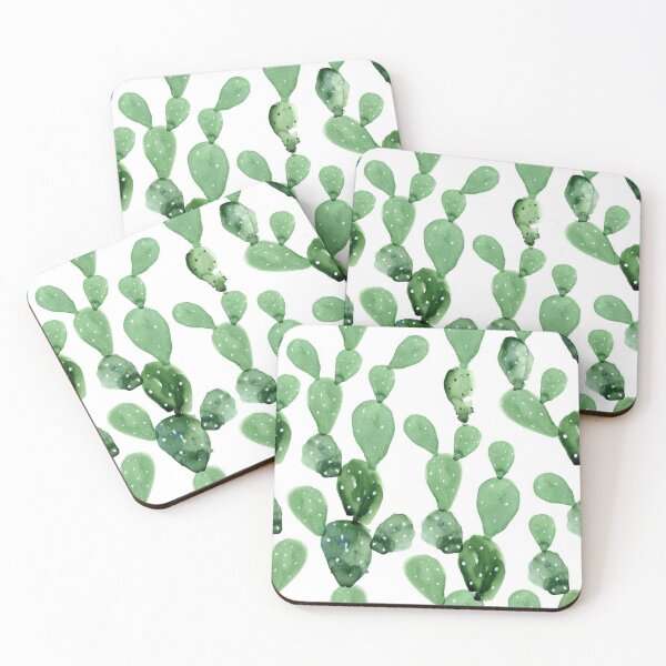 Item preview, Watercolour cactus pattern  designed and sold by hillarymoore06.