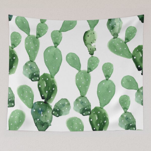 Item preview, Watercolour cactus pattern  designed and sold by hillarymoore06.