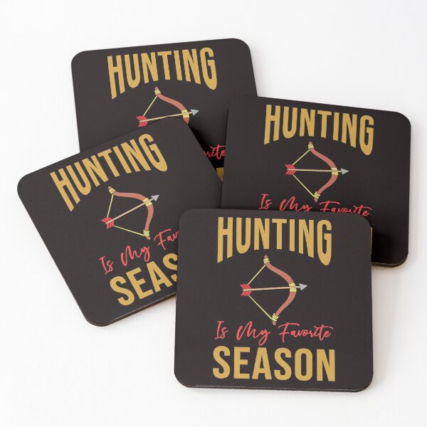 Item preview, Hunting Is My Favorite Season - Funny Hunting Meme Text Effects With Bow And Arrow Gift  designed and sold by leo121687.