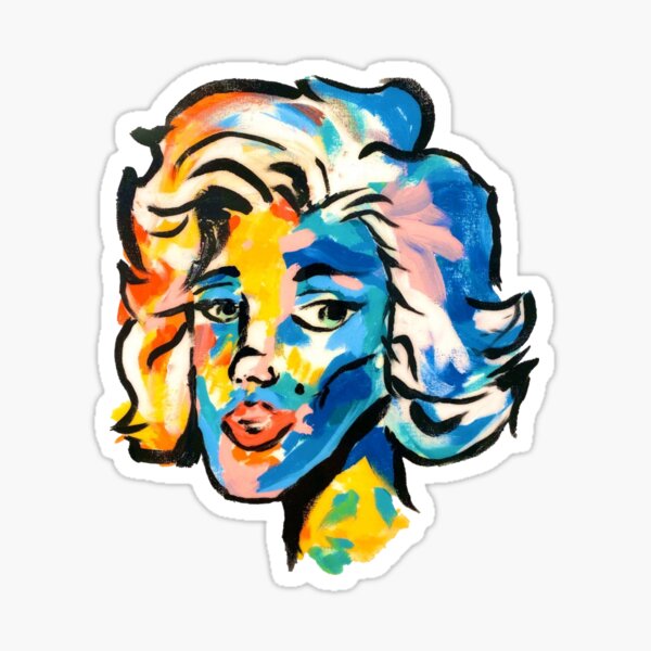 "FAST MARILYN" Kian Lawley Gemälde (Aufkleber und mehr) HD Sticker