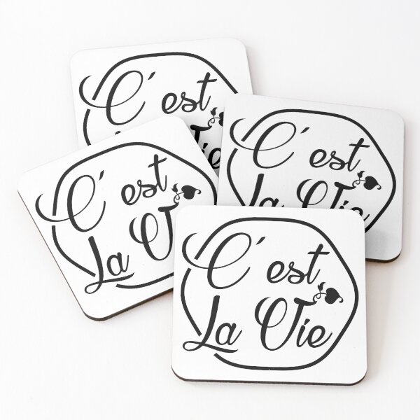 Item preview, C'est La Vie Paris Awseome French Quotes  designed and sold by YerrouDesing.