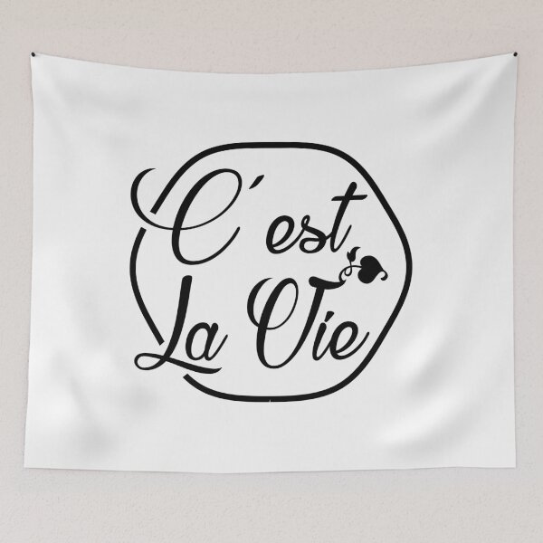 Item preview, C'est La Vie Paris Awseome French Quotes  designed and sold by YerrouDesing.