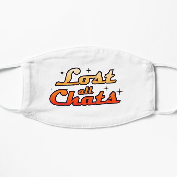 Lost all chats design Flat Mask