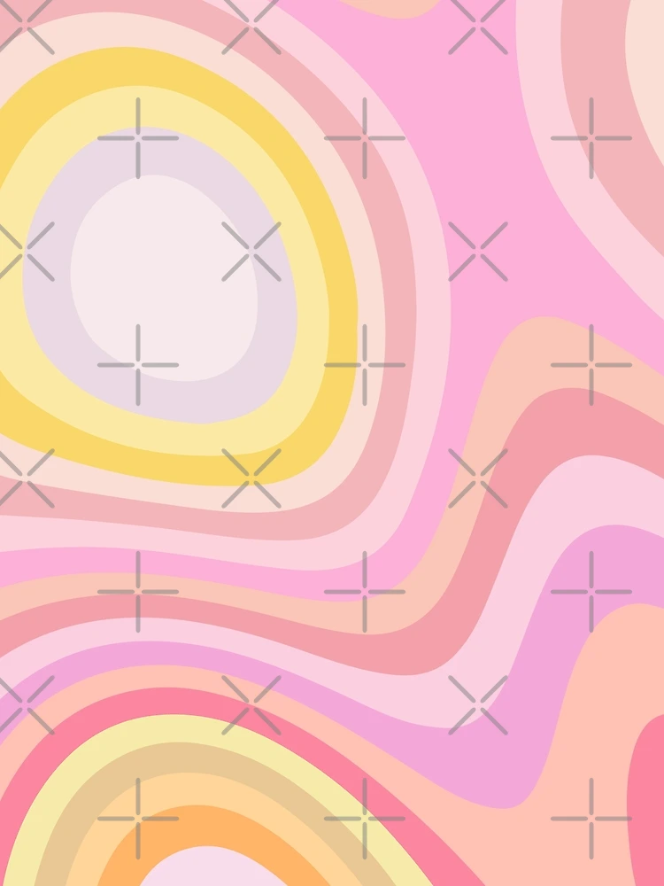 Thumbnail 3 of 3, Scarf, Pink and Funky Abstract Vector Pattern designed and sold by patternsoup.