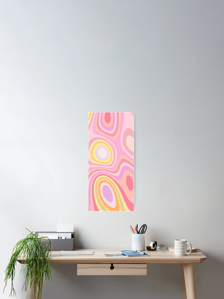 Thumbnail 2 of 3, Poster, Pink and Funky Abstract Vector Pattern designed and sold by patternsoup.