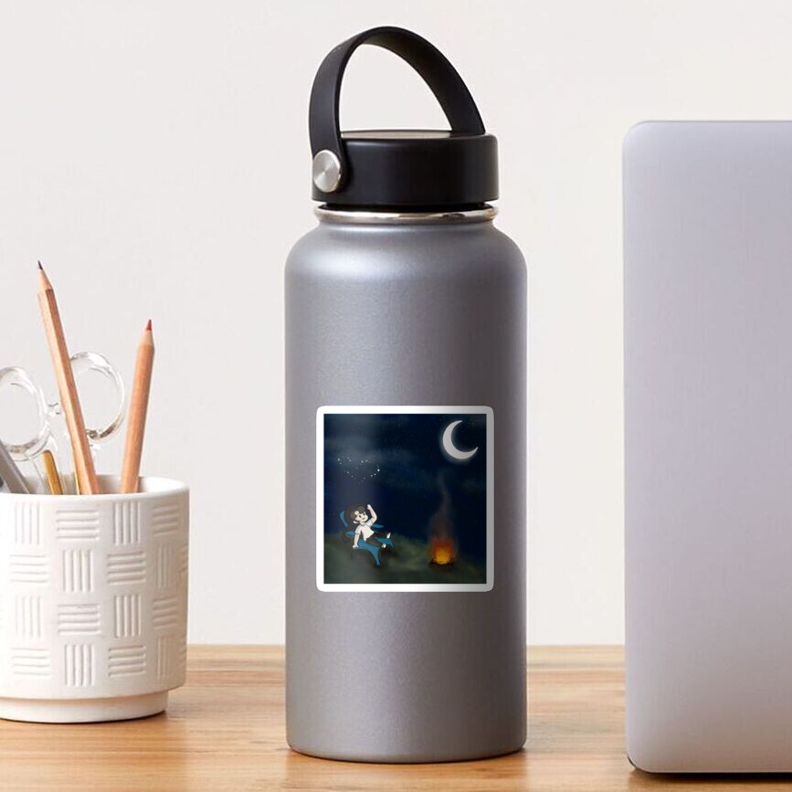 Bonfire and Stargazing Sticker