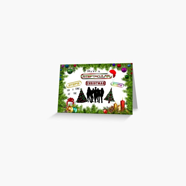 Steps Christmas Card Greeting Card