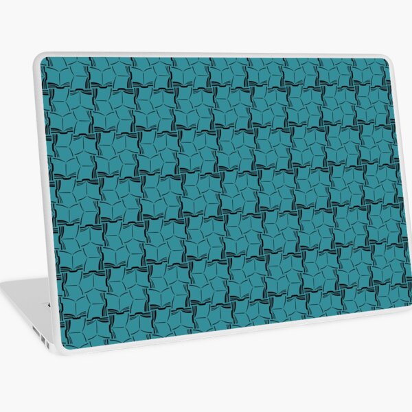 Lots of Open Books Pattern Black and White Laptop Skin