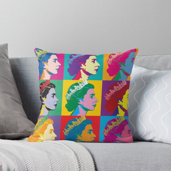 Vista previa del artículo con la obra «Isabel II x Larga vida a la reina», diseñado y vendido por StarEyez.