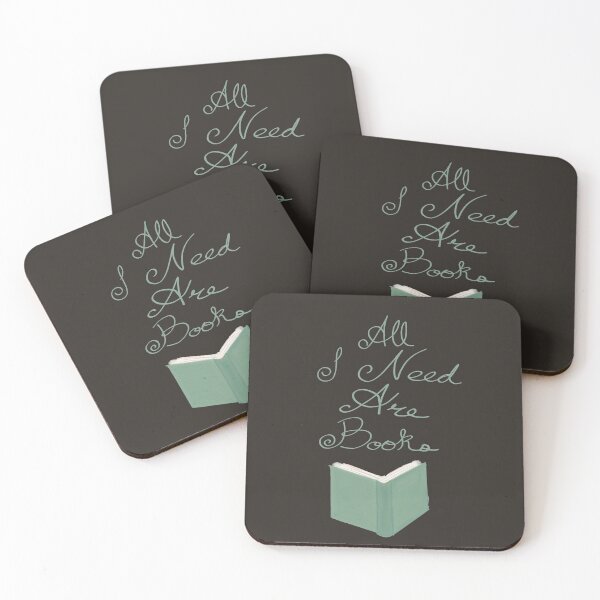 Item preview, All I Need Are Books Green designed and sold by BunnyE.