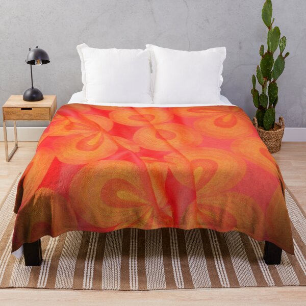 Item preview, Passion | Red and Orange Floral Fabric | Home Decor Favourites designed and sold by JillyJ05.