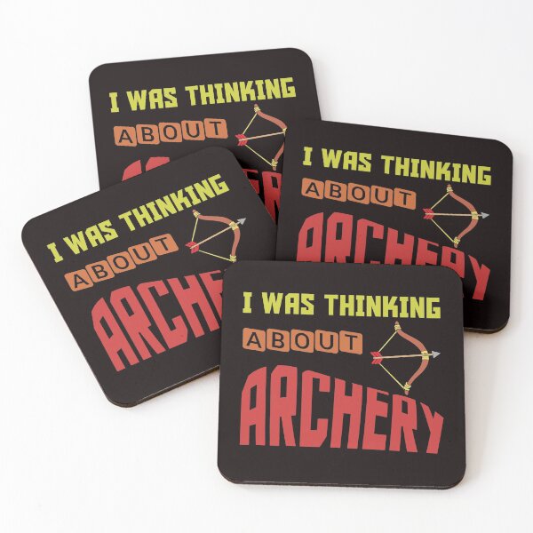 Item preview, I Was Thinking About Archery - Cool Bow and Arrow with Text Effects  designed and sold by leo121687.