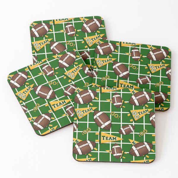 Item preview, Football Fan Gold Green designed and sold by FranBail.