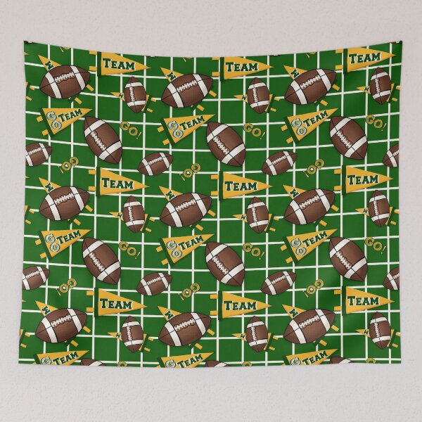 Item preview, Football Fan Gold Green designed and sold by FranBail.
