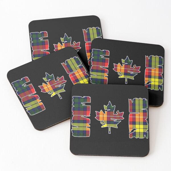 Item preview, Clan Buchanan Canadian Flag Tartan designed and sold by BagTown Clans.