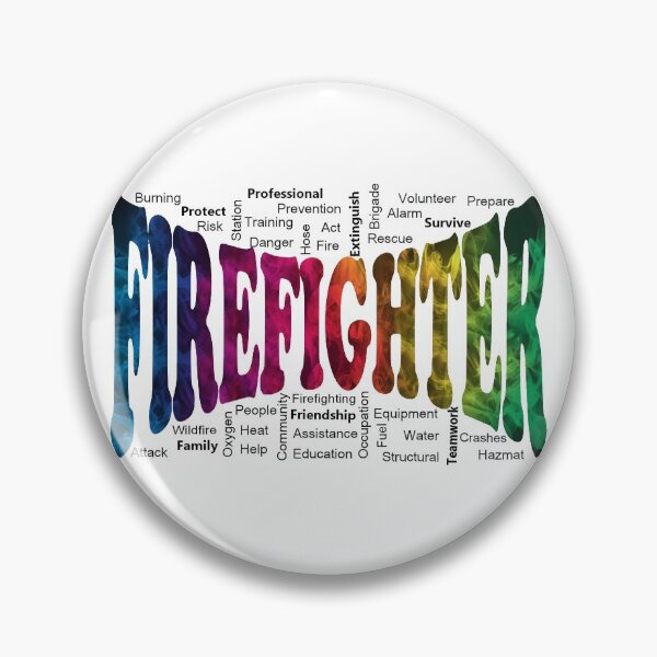Item preview, Firefighter Word Art designed and sold by FireGirlinOz.