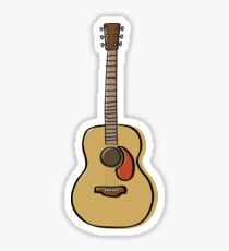 Pegatina Guitarra acustica