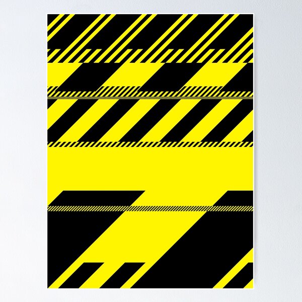 Caution tape police tape hazard warning Poster for Sale by chihuahuashower