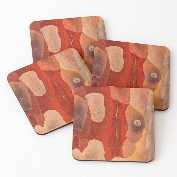 Item preview, red bark patches designed and sold by Esther Frieda.