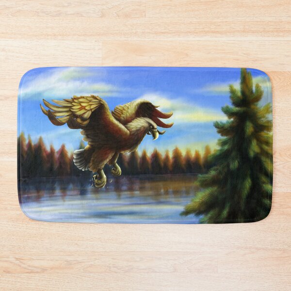 Item preview, White-tailed eagle fishing designed and sold by JeMiChi Art.
