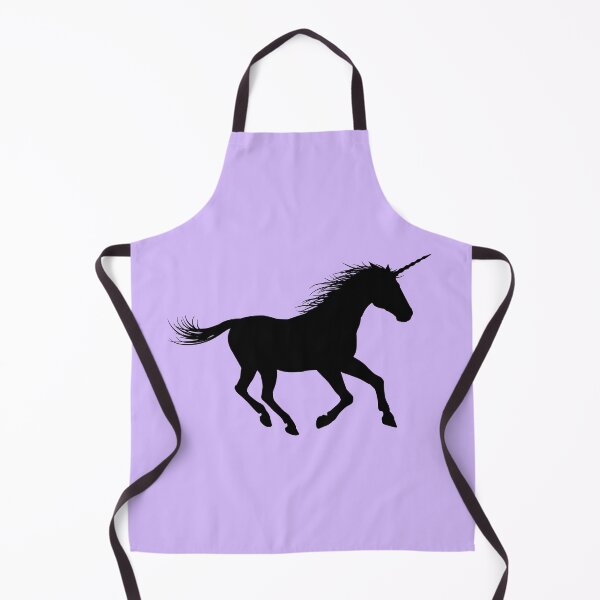 Item preview, Black Unicorn Silhouette on Pink Background designed and sold by AnnieDesignCo.