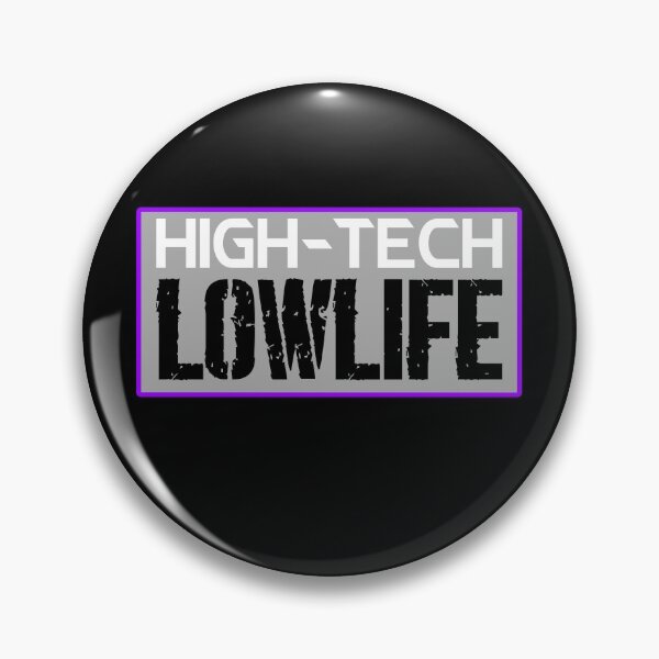 Item preview, High tech Low Life, Aesthetic Vaporwave Cyberpunk Japanese Style Futurism  designed and sold by BitcoinBros.
