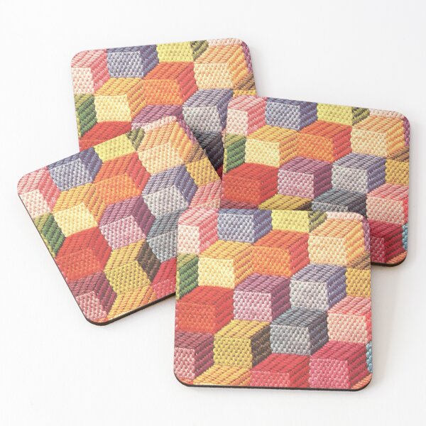 Item preview, Seventies Funky Needlepoint Pattern No.3 - Vintage Retro Pattern designed and sold by elevens.