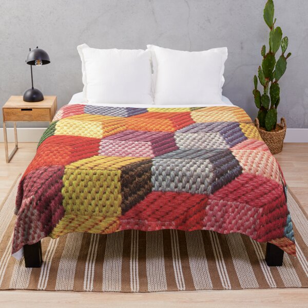 Item preview, Seventies Funky Needlepoint Pattern No.3 - Vintage Retro Pattern designed and sold by elevens.