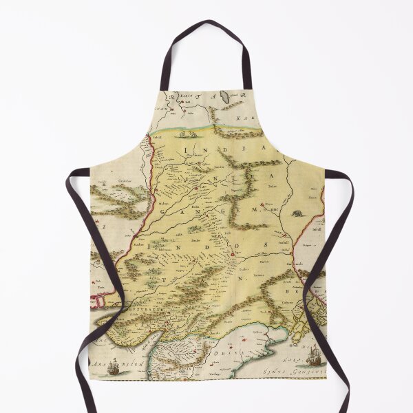 Item preview, Ancient map of India, Pakistan, Afghanistan in 17th designed and sold by ganje.