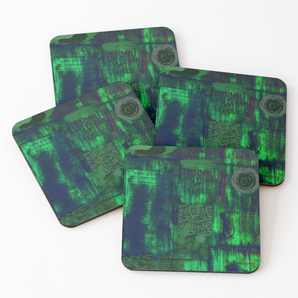 Item preview,  Greenest Abstract Art Poster designed and sold by Swooncake Press.
