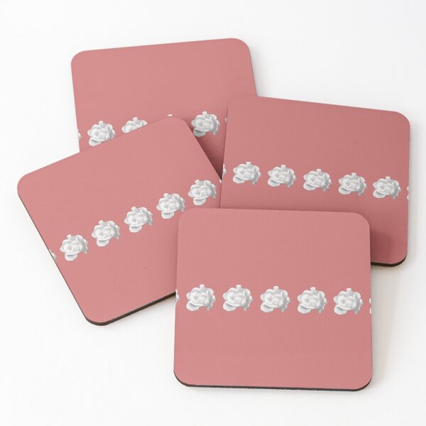 Item preview, White Roses / Pink designed and sold by Generosa.