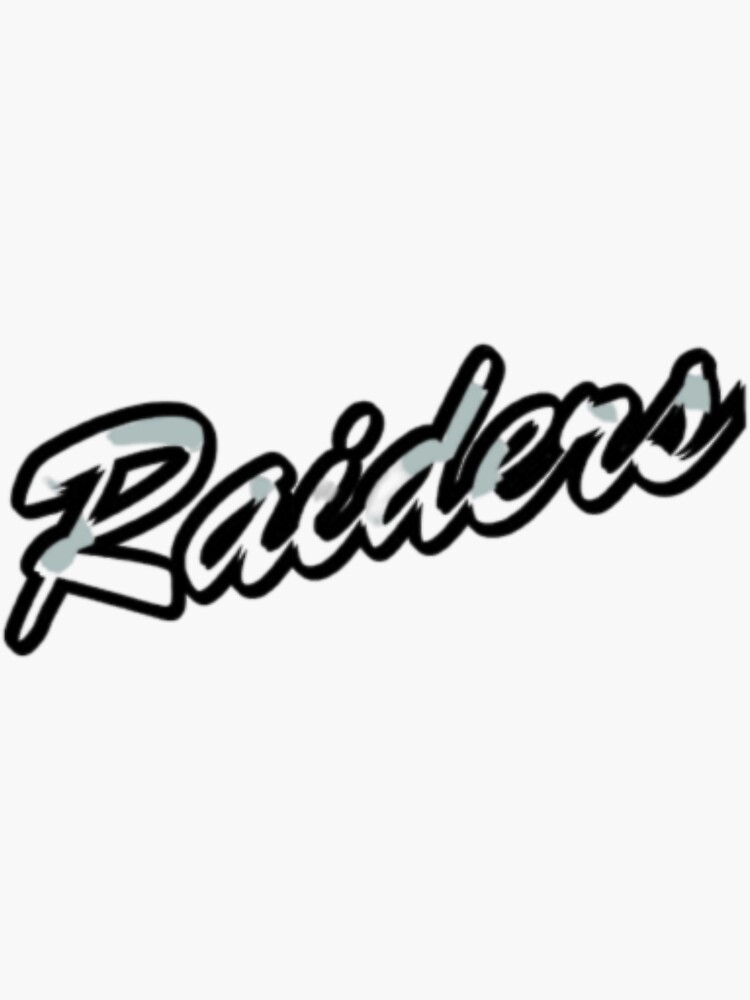 Raiders merchandise' Sticker for Sale by EasyStreet Fashion