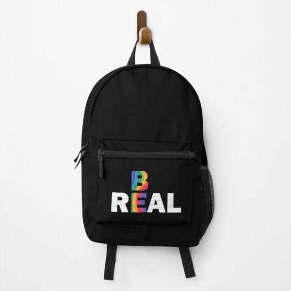 Item preview, BE REAL (rainbow distressed design) designed and sold by siggyspatsky.