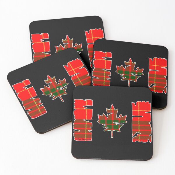 Item preview, Clan Cameron Canadian Flag Tartan designed and sold by BagTown Clans.