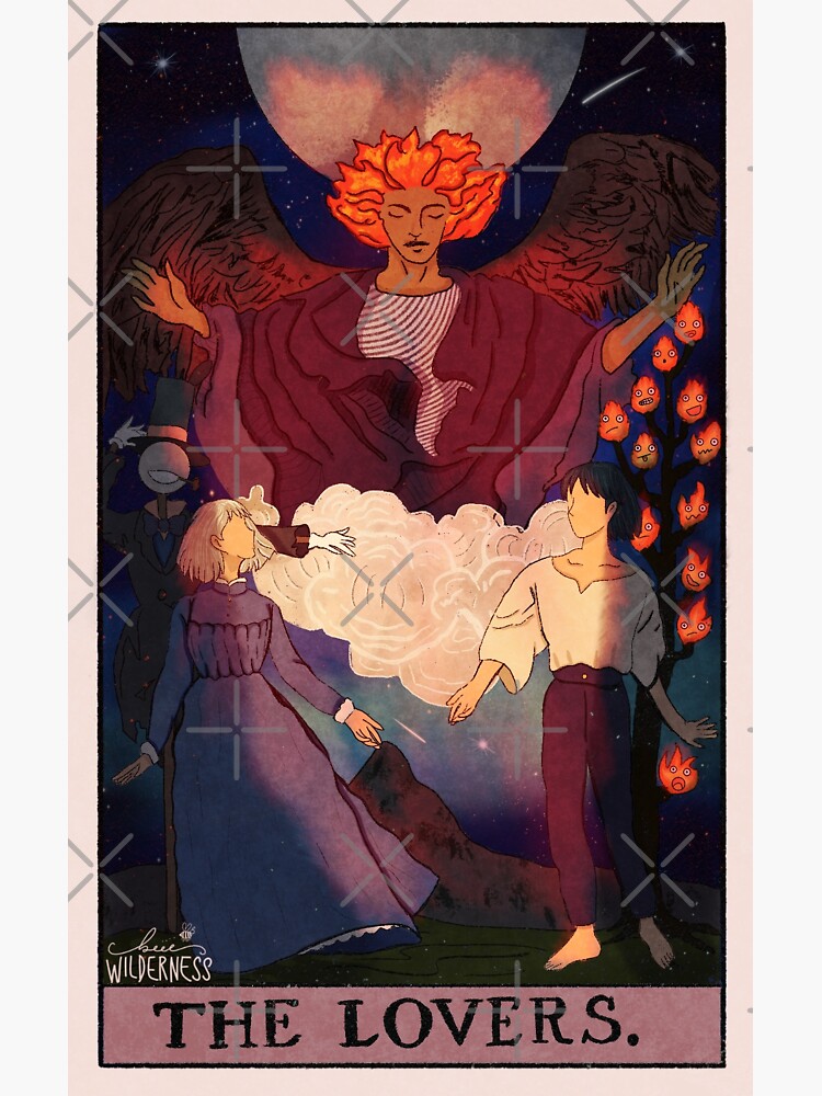 Howls Moving Castle Lovers Tarot by Beeewilderness