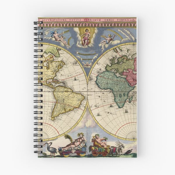 Item preview, Astonishing world map by Joan Blaeu in 1665 designed and sold by ganje.