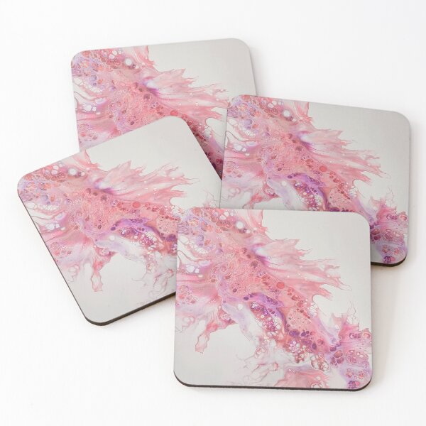 Item preview, Cherishment | About Pour Art | Coral and Pink | Splash of Colour designed and sold by JillyJ05.