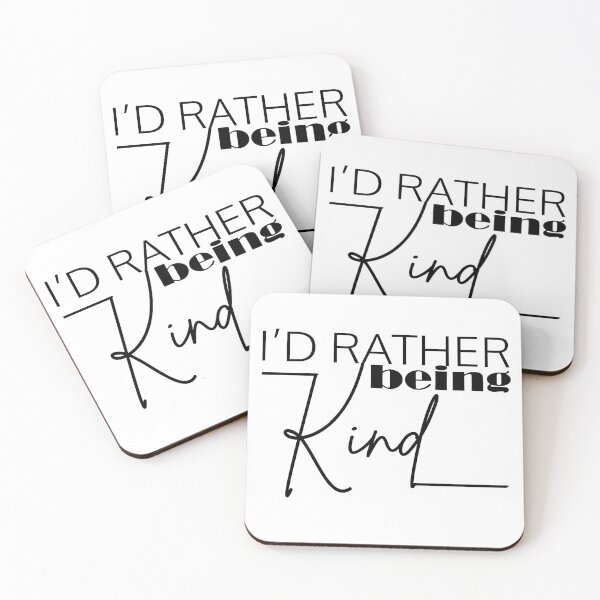 Item preview, I’D RATHER BEING KIND designed and sold by PRINTED ..