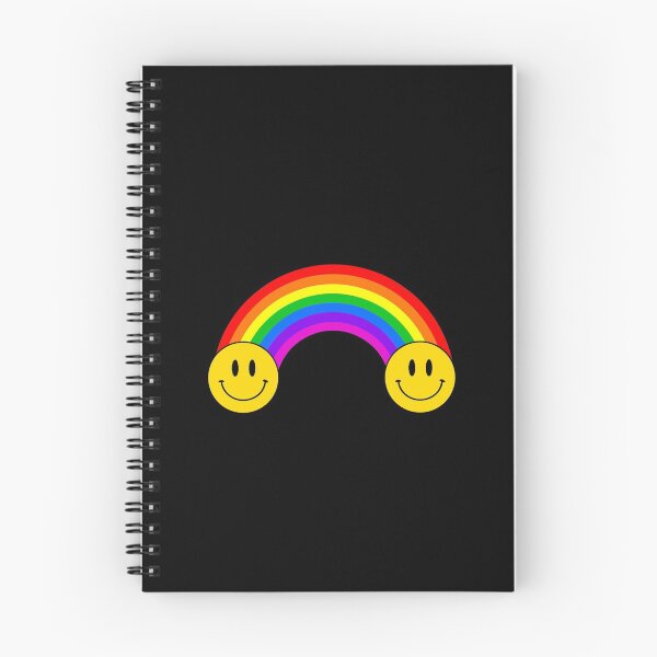 Item preview, Rainbow Bright Smile | Happy Face | Black | designed and sold by HappyFaceCo.