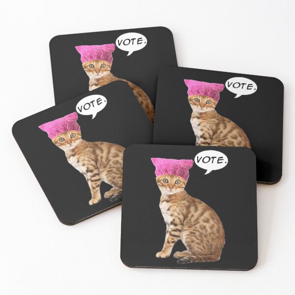 Item preview, Resistance Kitty Says VOTE designed and sold by Thelittlelord.