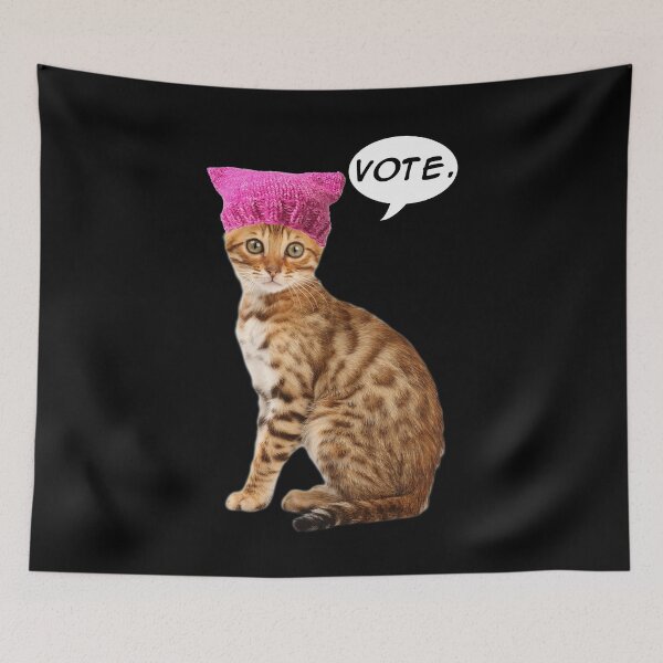 Item preview, Resistance Kitty Says VOTE designed and sold by Thelittlelord.