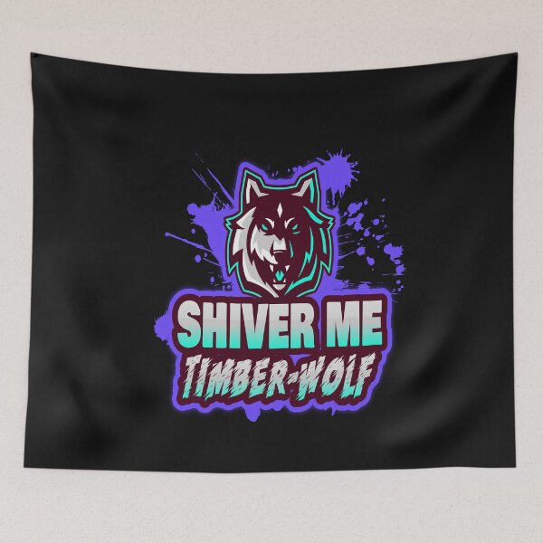 Item preview, Shiver Me Timber-Wolf designed and sold by SharpThreadZ.