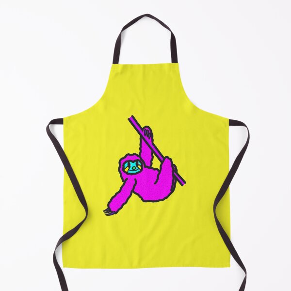 Neon Sloth Apron
